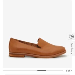 Becca Tan Leather Loafers